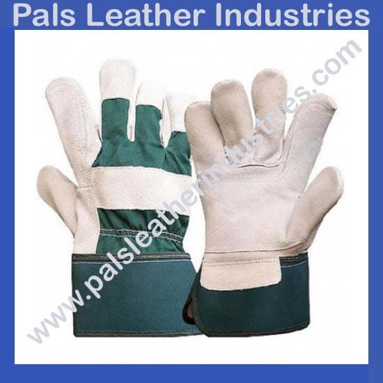 Double Palm Leather Working Gloves